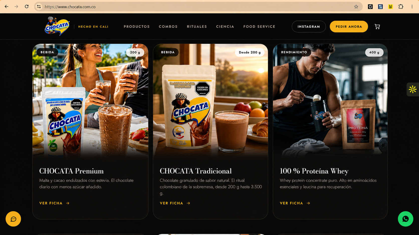 Marketplace de productos Chocata